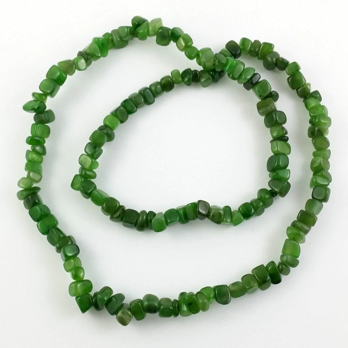 Natural hot sale jade beads