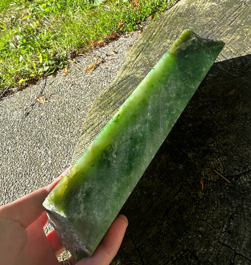 A Grade Canadian Nephrite Jade, 4.8lbs from the Ogden Mountain Mine