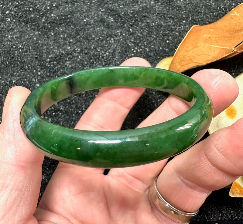 Canadian Jade Bangle, 60mm