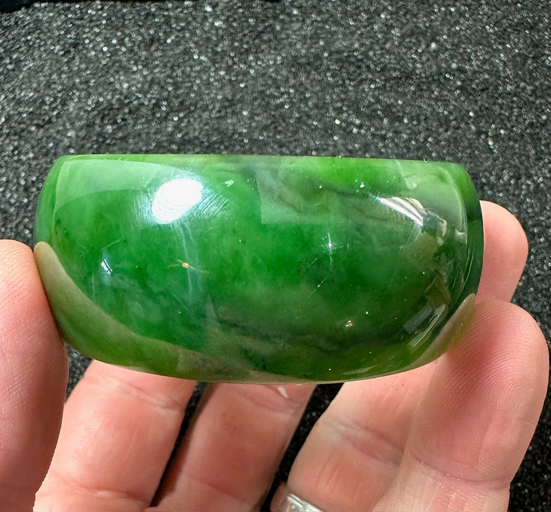 Canadian Jade Bangle - 60mm - EXRA WIDE