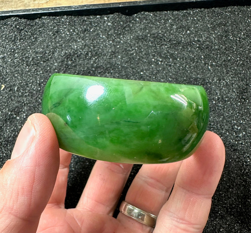 Canadian Jade Bangle - 60mm - EXRA WIDE