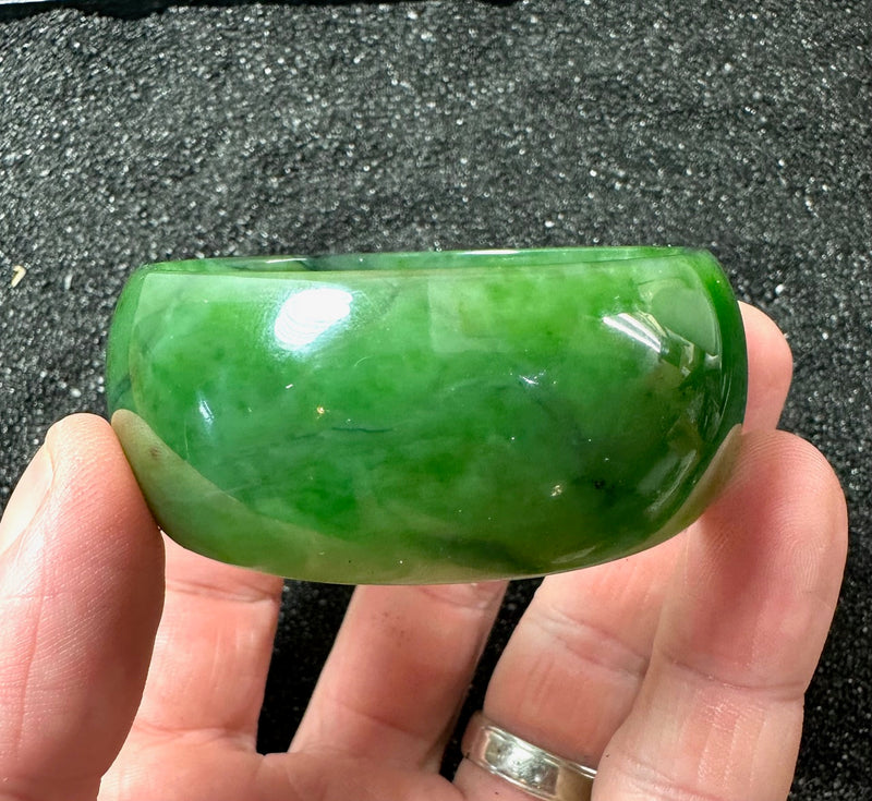 Canadian Jade Bangle - 60mm - EXRA WIDE