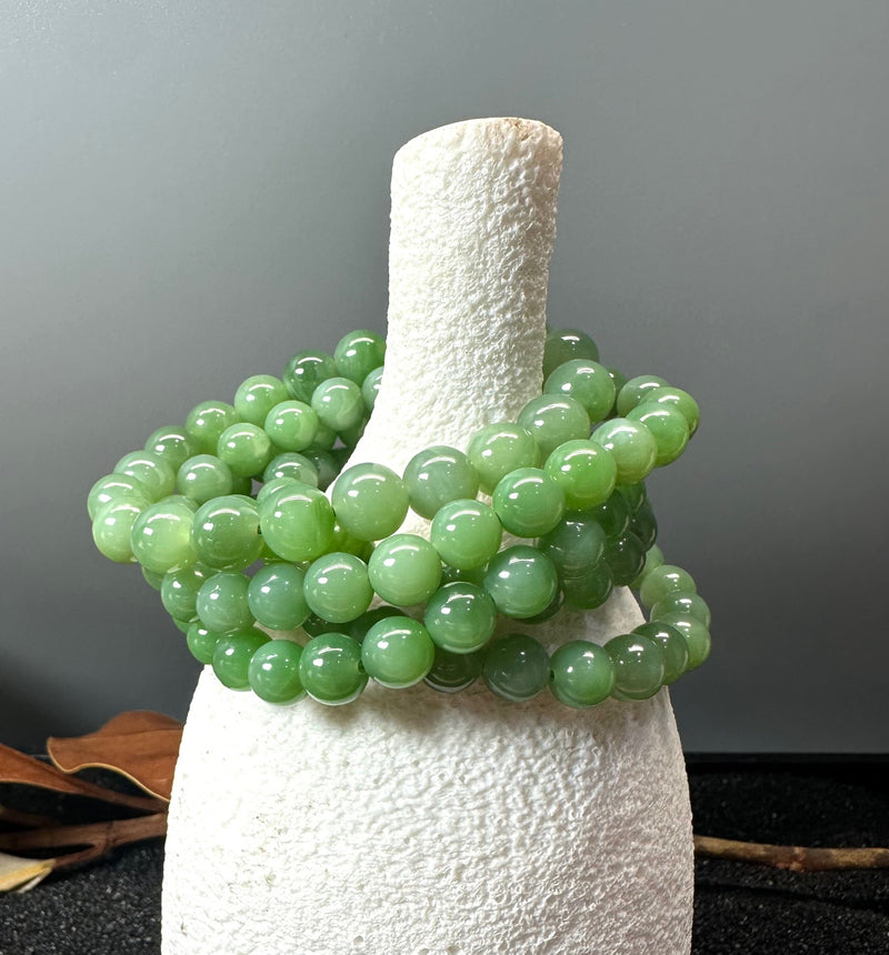 Siberian Jade 8.5mm Bracelet - A grade