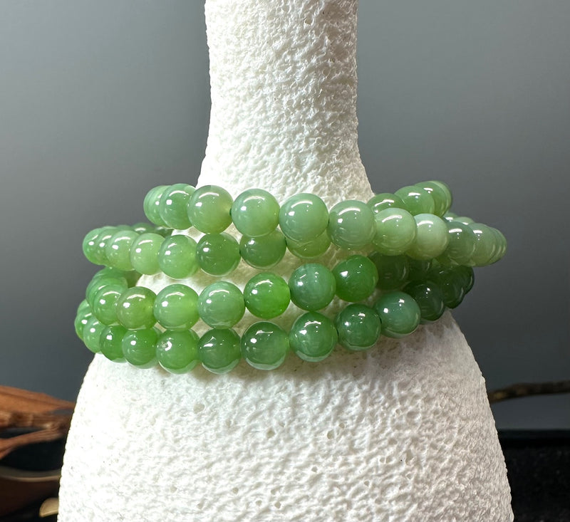 Siberian Jade 6mm Bracelet - A grade