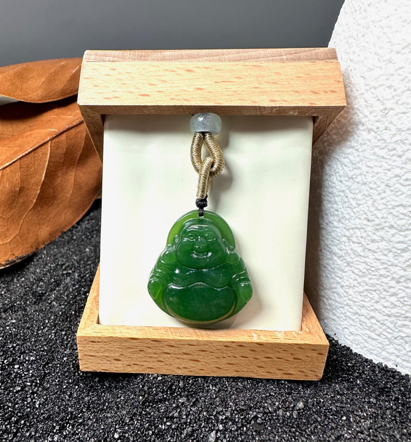 AA Siberian Happy Buddha Pendant, 27mm