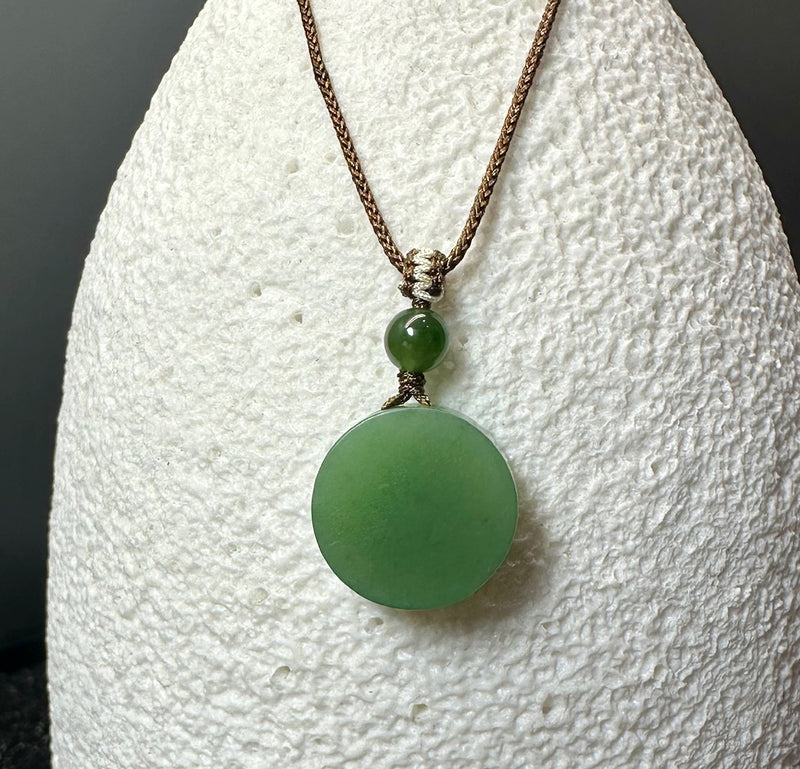 Siberian Jade Drop Pendant, 15.5