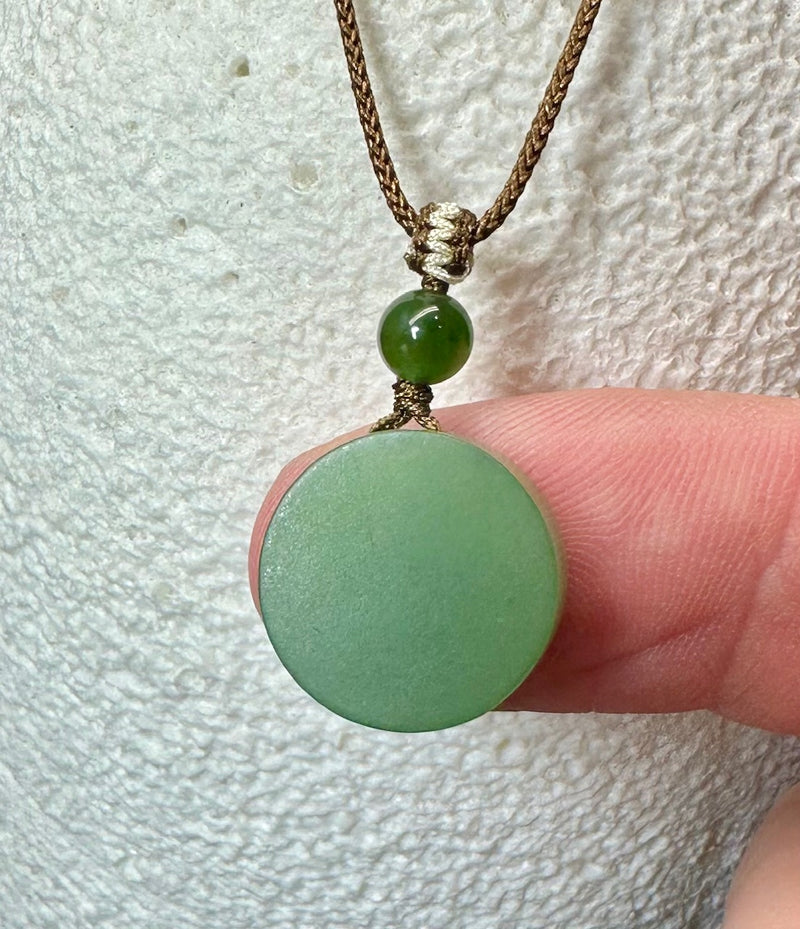 Siberian Jade Drop Pendant, 15.5