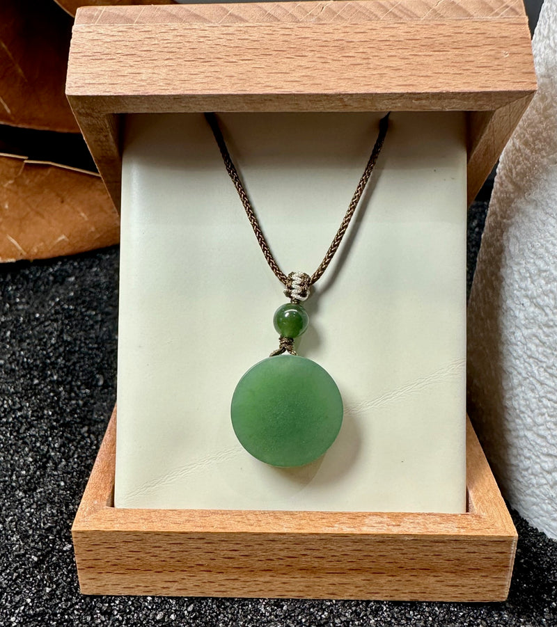 Siberian Jade Drop Pendant, 15.5