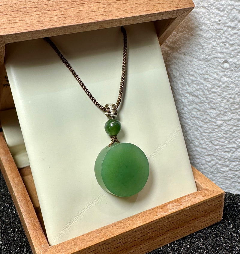 Siberian Jade Drop Pendant, 15.5