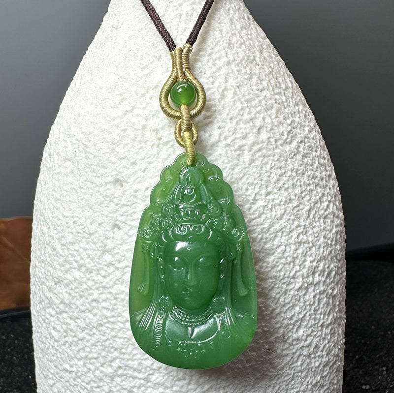 AA Siberian Guanyin Pendant