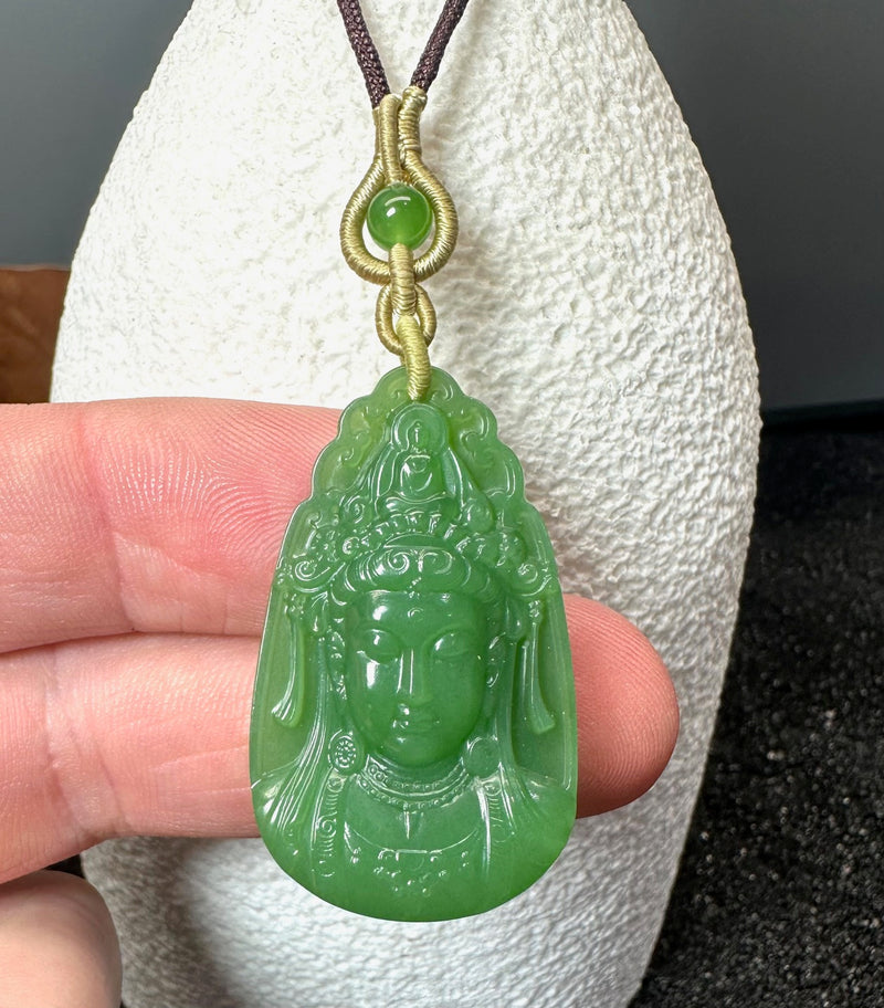 AA Siberian Guanyin Pendant