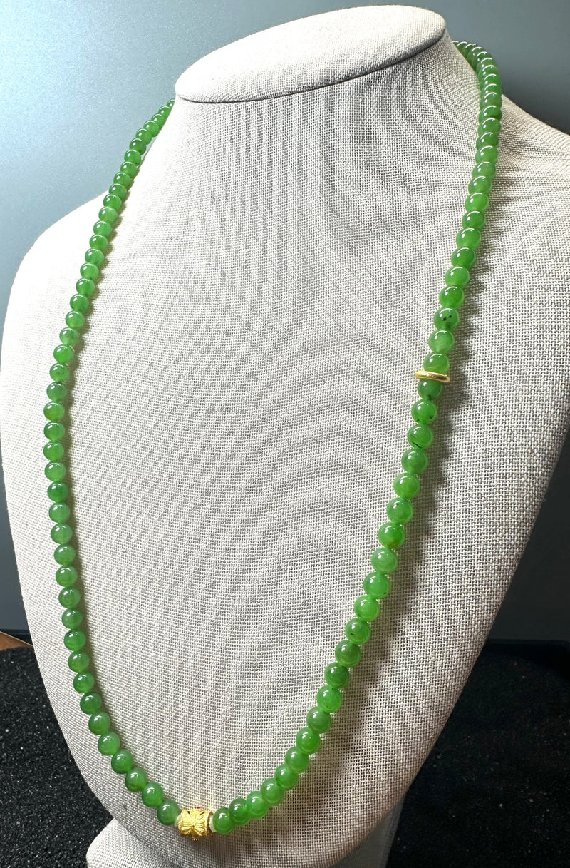 AA Sibeiran 108 Bead Necklace - 18k