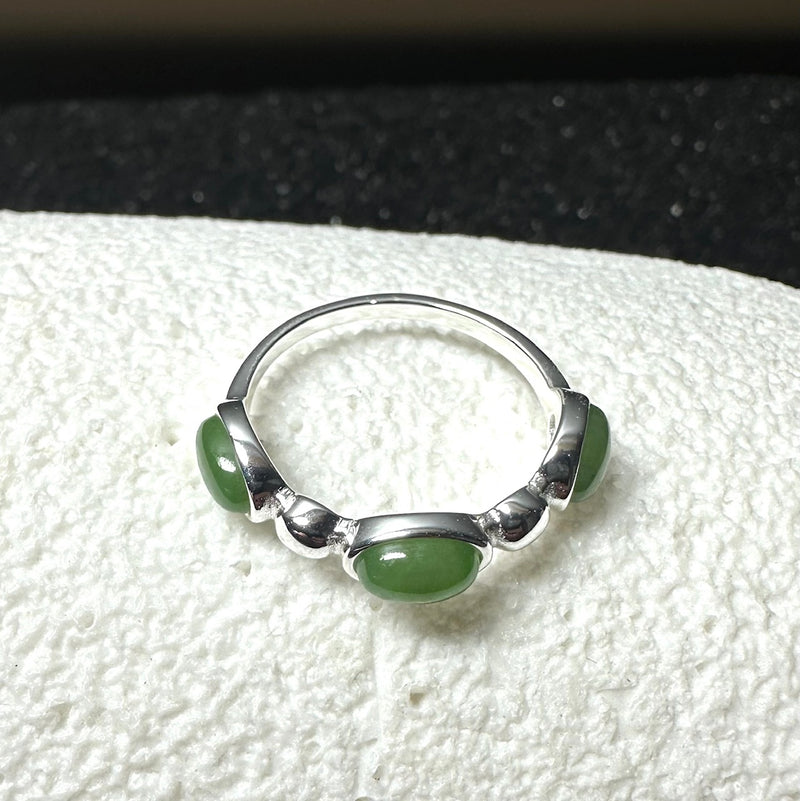 3 Cab Silver Ring