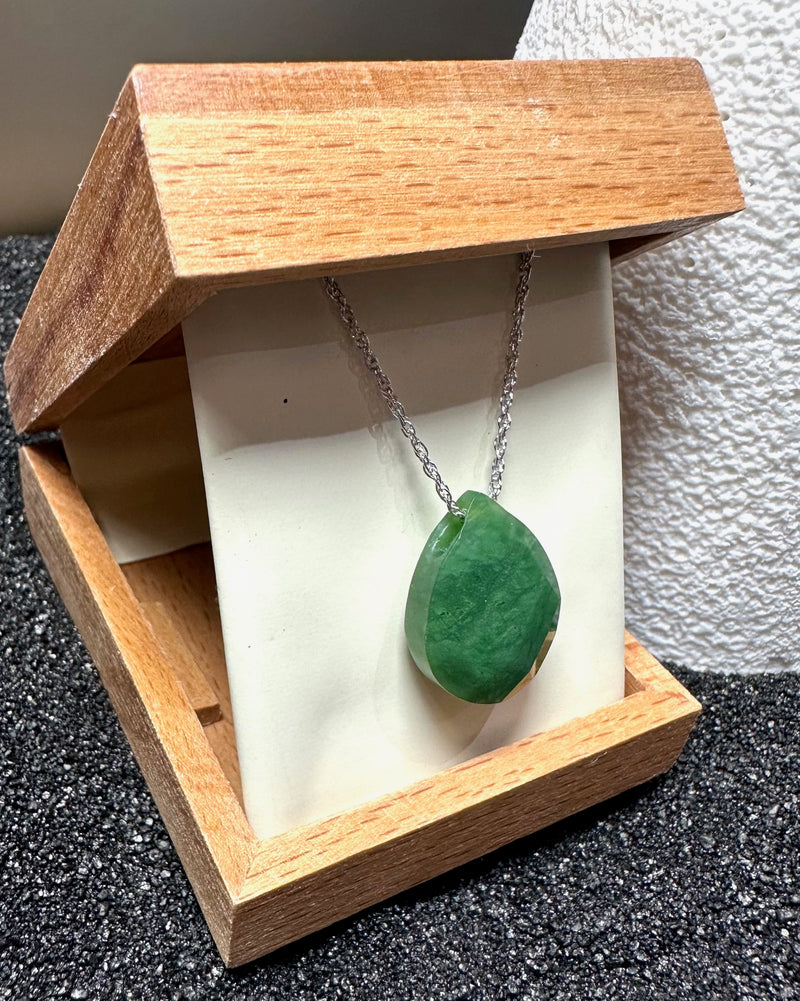 Faceted Tear Drop Pendant, 1945