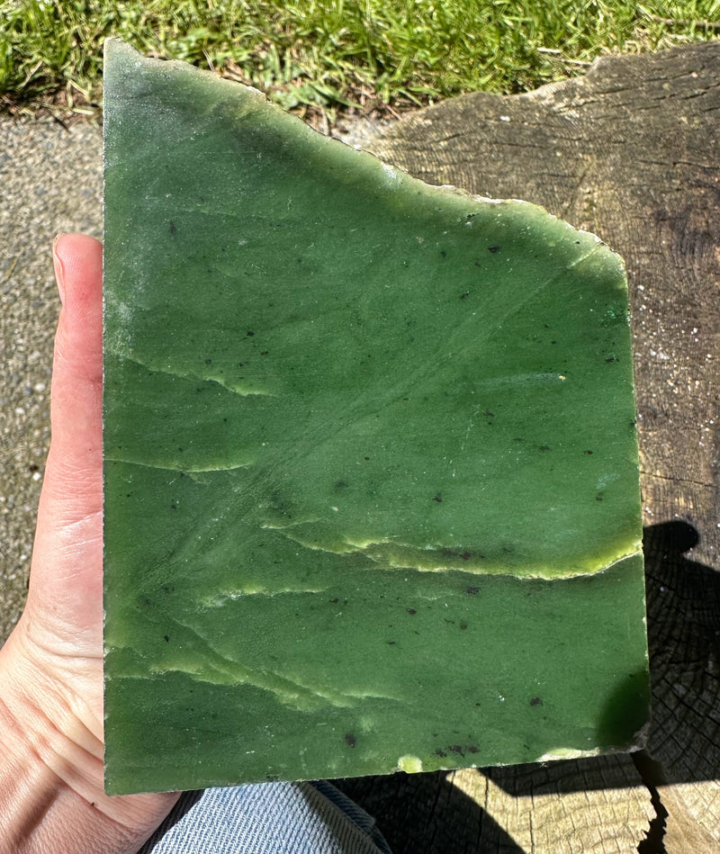 Canadian Nephrite Jade, 3lbs 4oz from the Ogden Mountain Mine