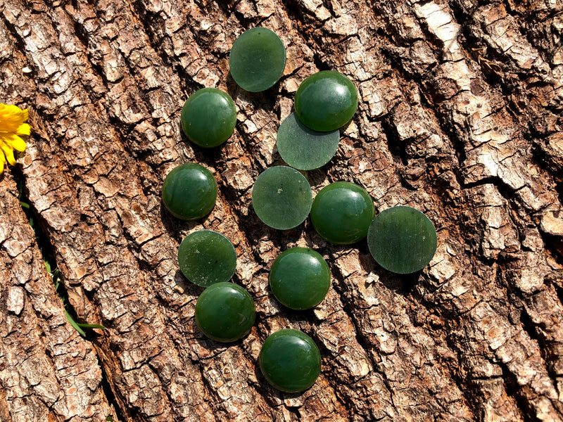 Jade Cabochon Round - 15mm