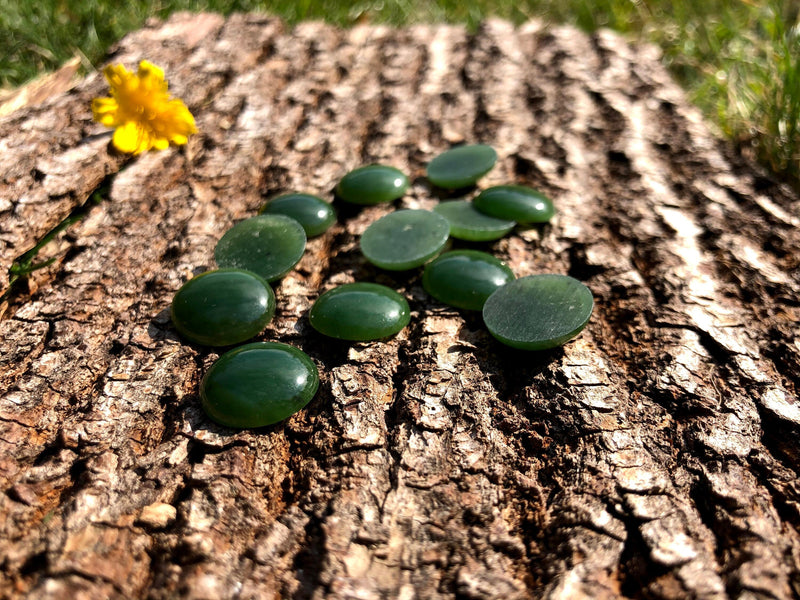 Jade Cabochon Round - 15mm