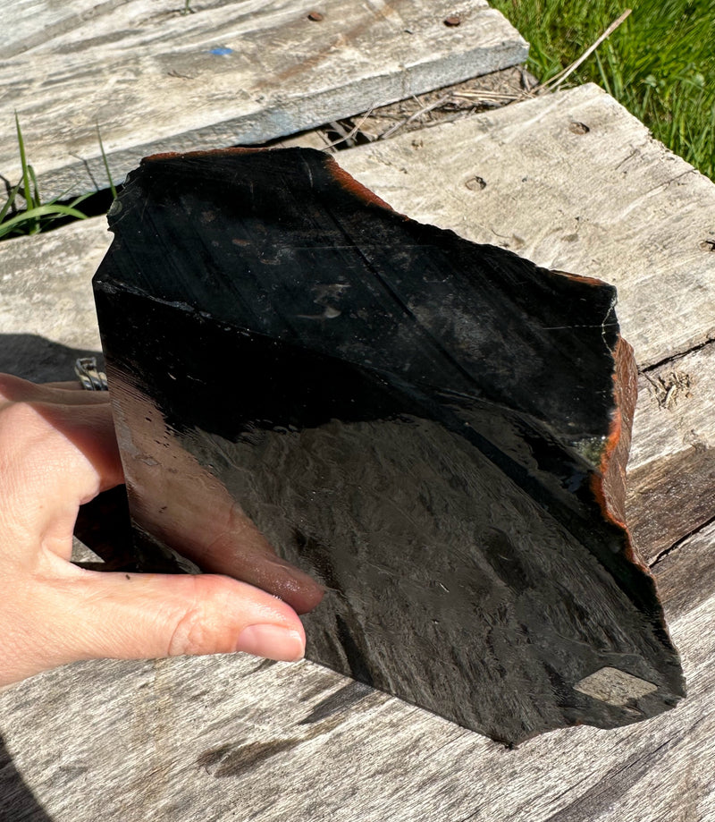 Top Quality Wyoming Black Jade Specimen, 4lbs 6oz