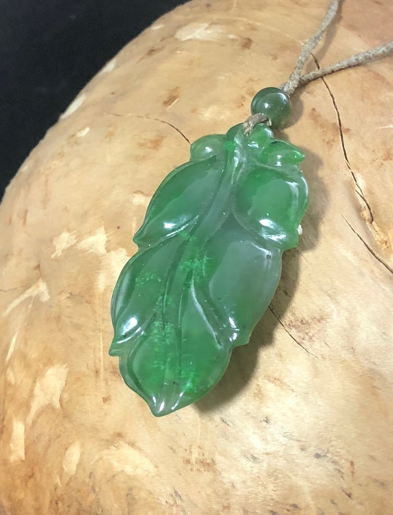 Jade Leaf Pendant